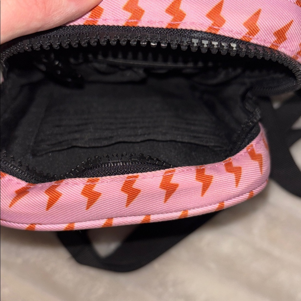 Pink and Orange Lightning Bolt Belt Bag - Picture 4 of 4